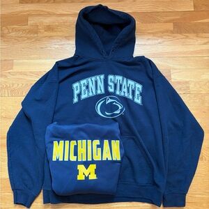 Vintage Michigan Hoodie
